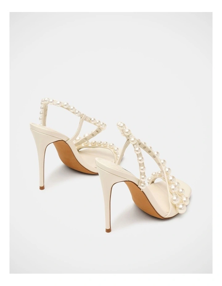 Nylie Dress Heels in White image 4