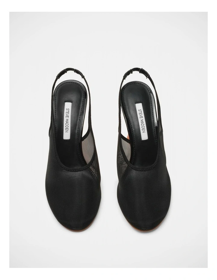 Dyra Wedge Heels in Black/Gold image 3