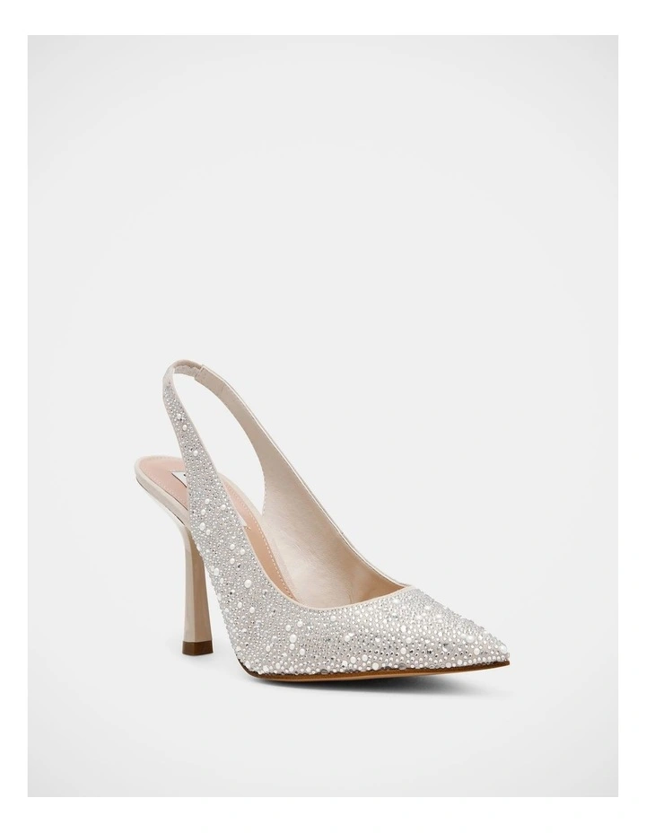 Jeweler-P Dress Heels in Pearl image 2