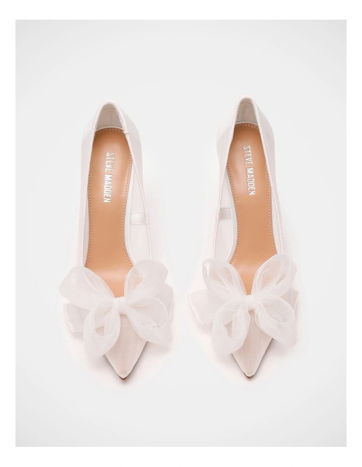 Taffy Dress Heels in White image 3