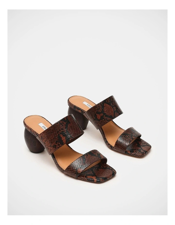 Nola Dress Heels in Brown Snake image 2
