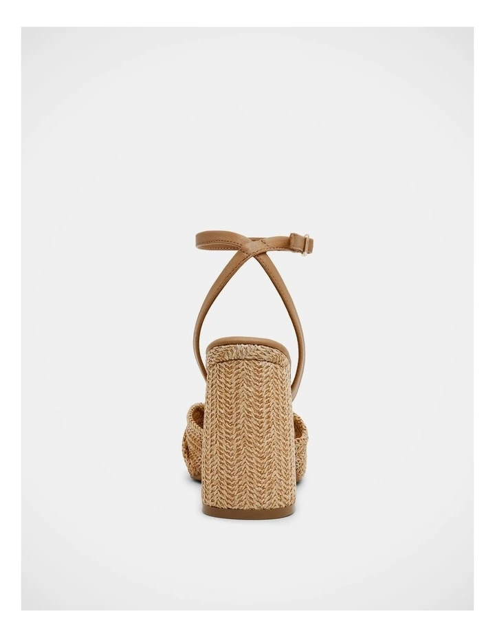 Mandy-Raff Dress Heels in Raffia image 6