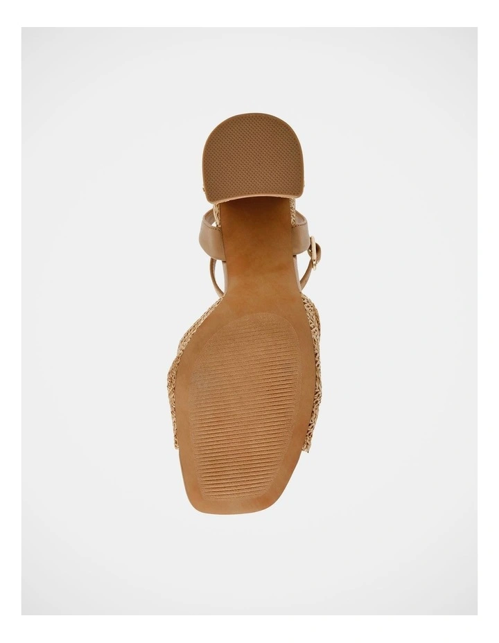Mandy-Raff Dress Heels in Raffia image 7