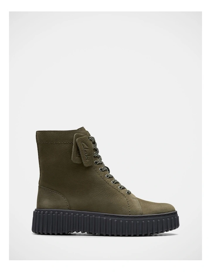 Torhill Rise Boots in Dark Green image 1
