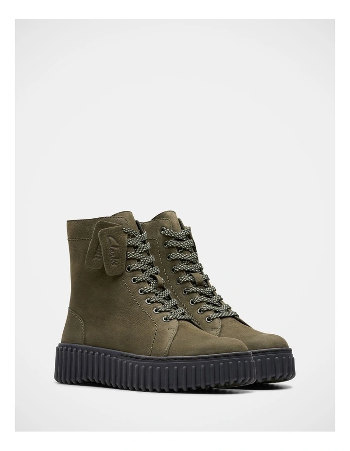 Torhill Rise Boots in Dark Green image 4