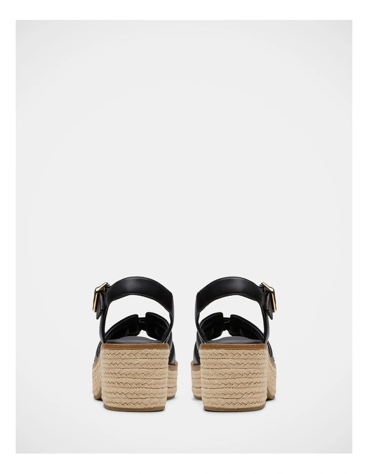 Coledale Strap Sandals in Black image 5
