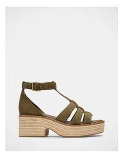Coledale Sun Sandals in Dark Olive