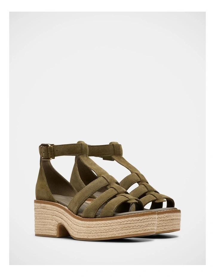 Coledale Sun Sandals in Dark Olive image 4