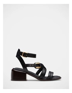 Morwyn Strap Sandals in Black