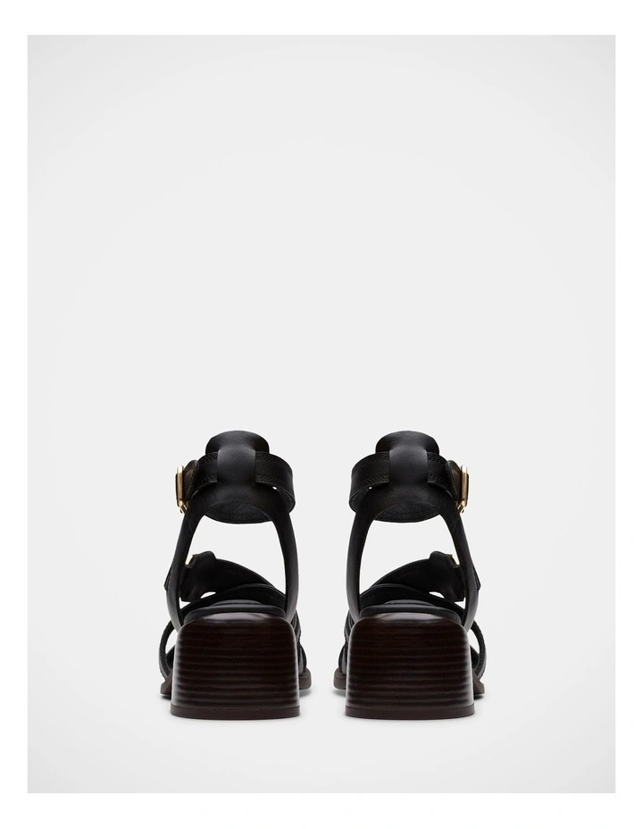 Morwyn Strap Sandals in Black image 5