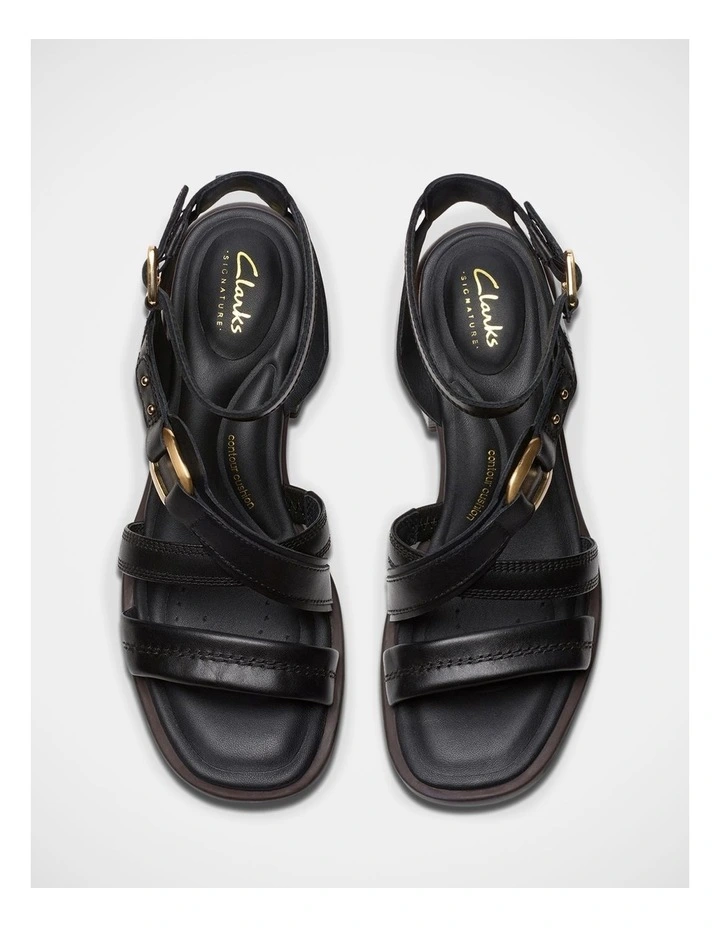 Morwyn Strap Sandals in Black image 6
