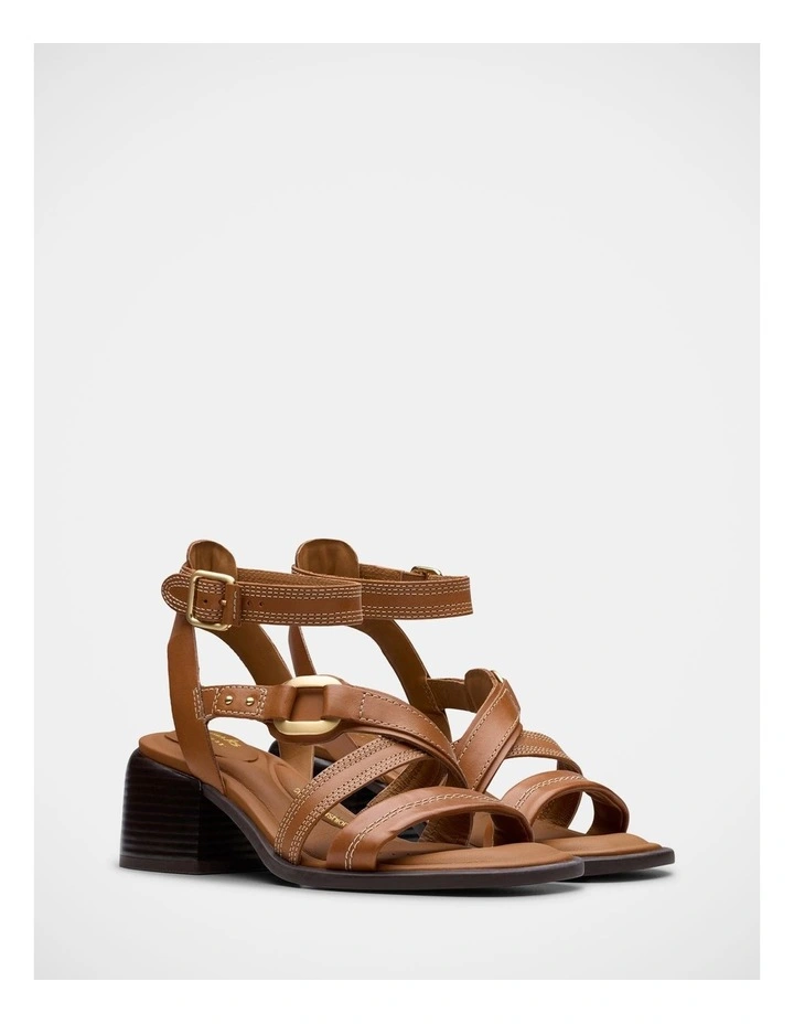 Morwyn Strap Sandals in Tan image 4