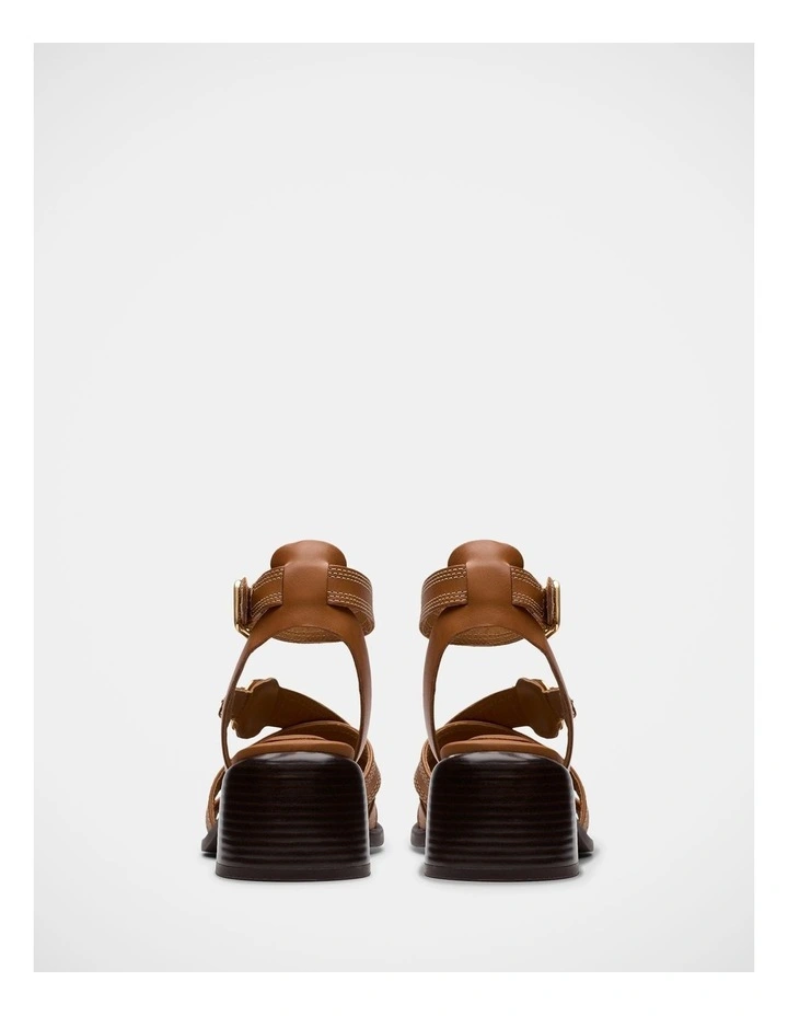 Morwyn Strap Sandals in Tan image 5