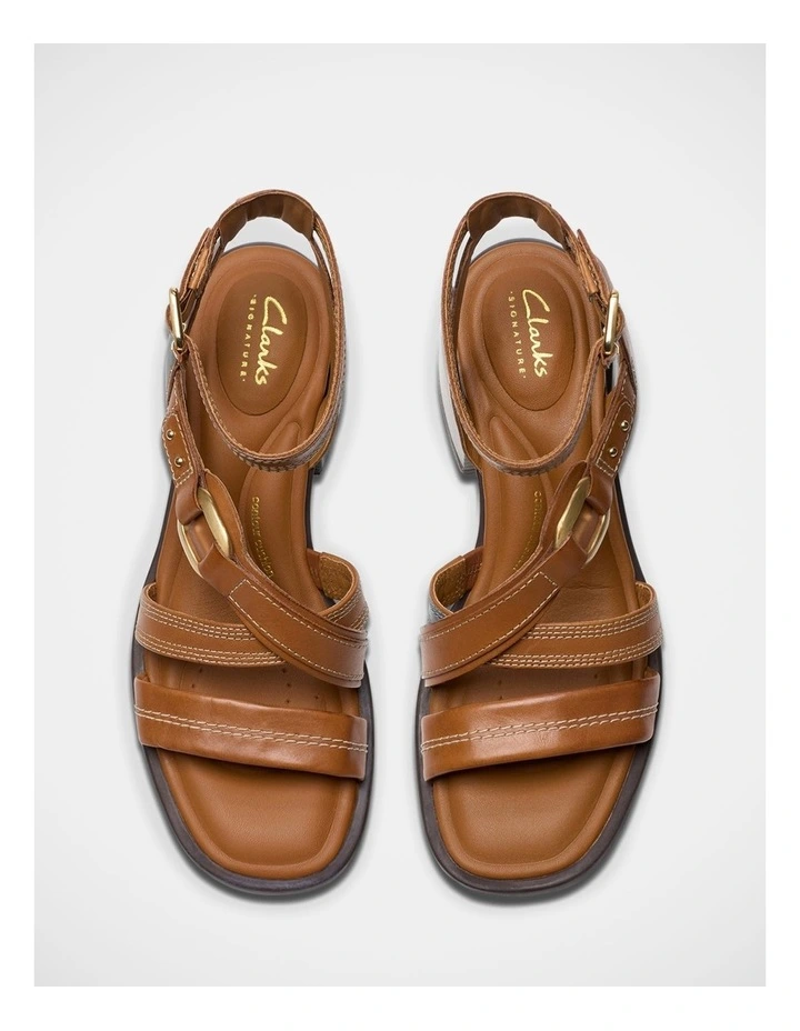 Morwyn Strap Sandals in Tan image 6