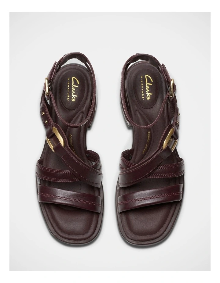 Morwyn Strap Sandals in Wine image 6