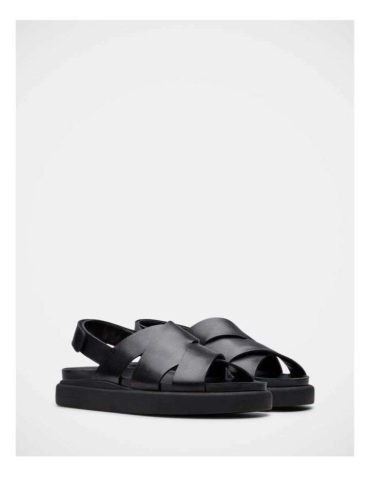 Aristella Sun Sandals in Black image 4
