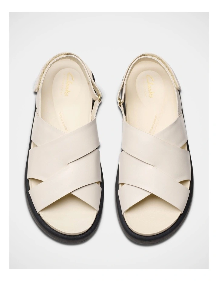 Aristella Sun Sandals in Cream image 6