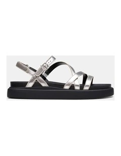 Aristella Rose Sandals in Silver