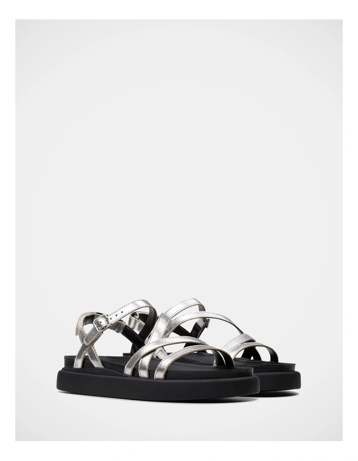 Aristella Rose Sandals in Silver image 4