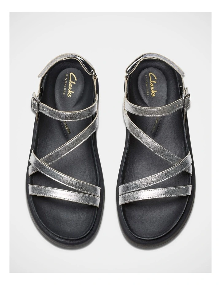 Aristella Rose Sandals in Silver image 6