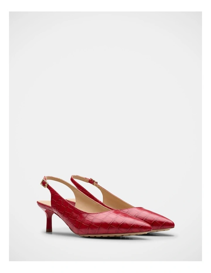 Adela Sling Shoes in Red image 4