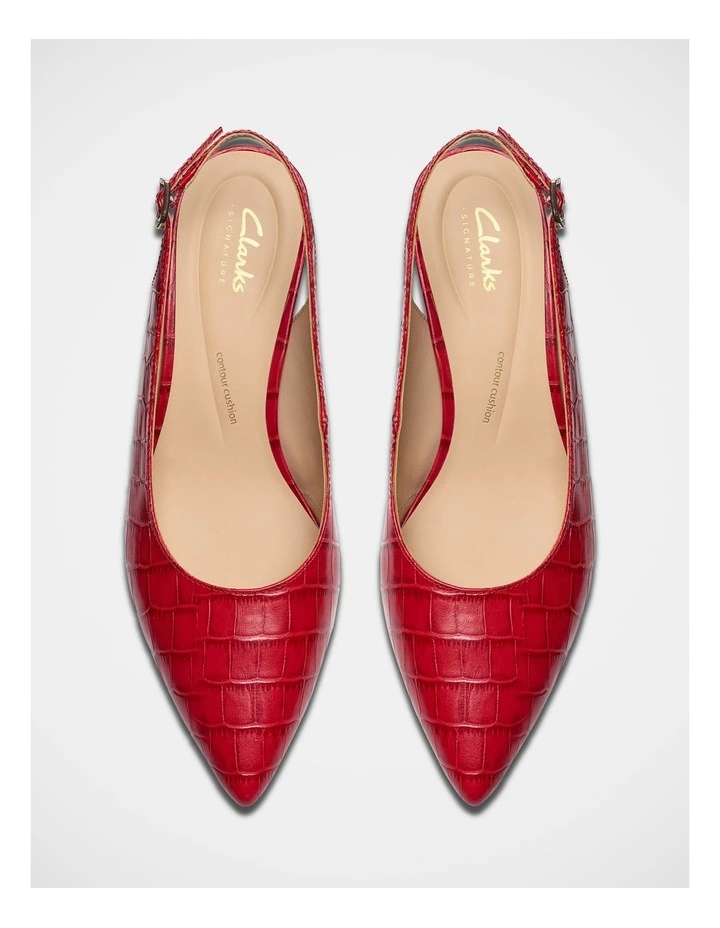 Adela Sling Shoes in Red image 6