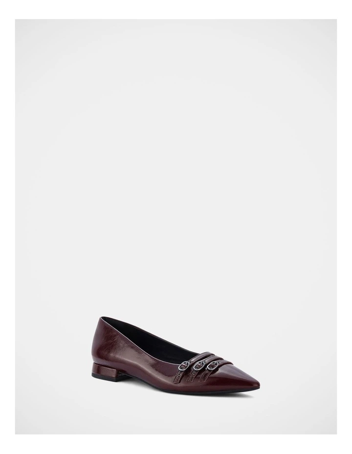 Sensa15 Strap Shoes in Burgundy image 2