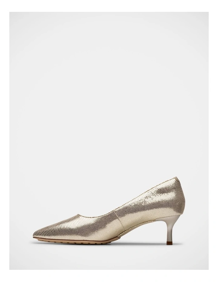 Adela Court Shoes in Champagne image 2