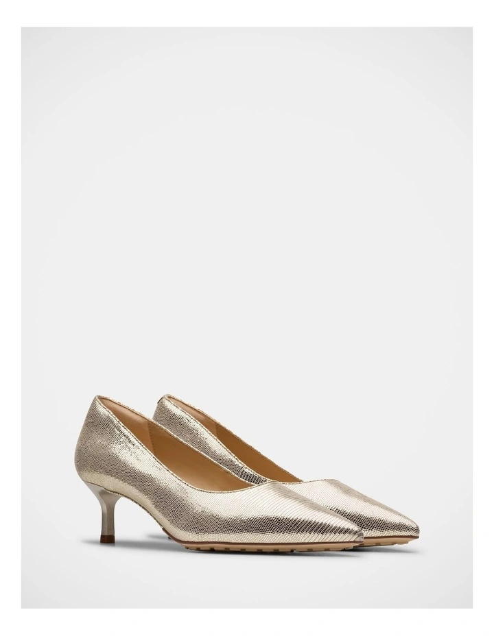 Adela Court Shoes in Champagne image 4