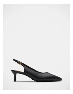 Adela Sling Shoes in Black Interest