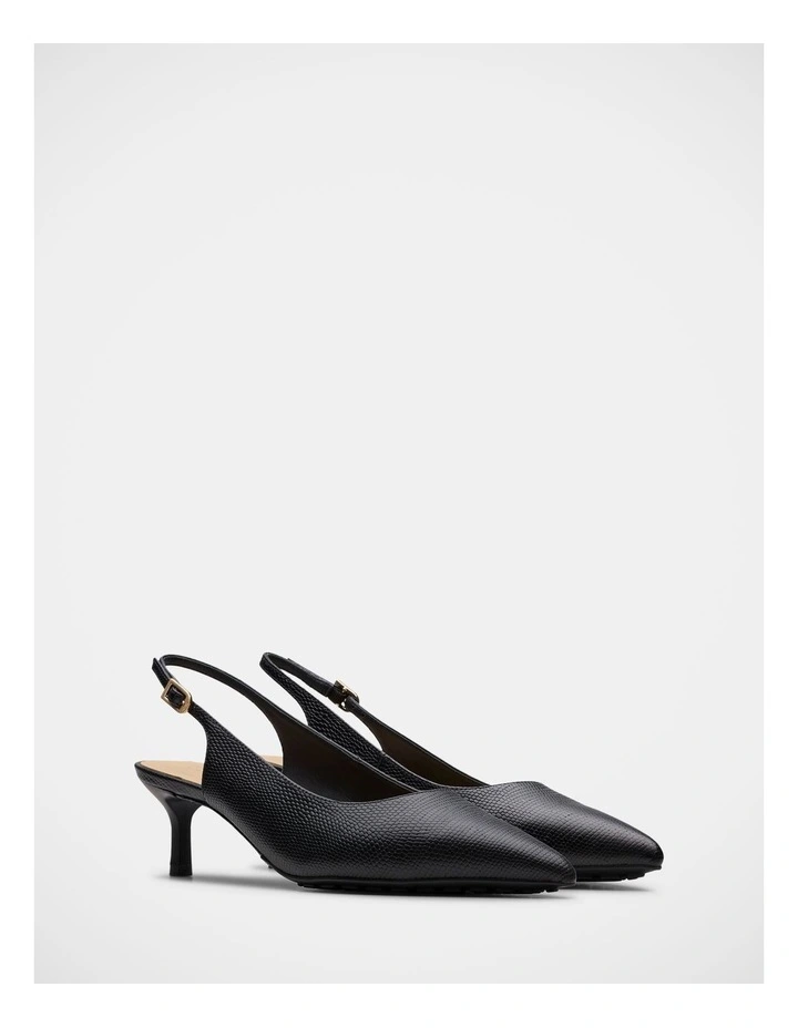 Adela Sling Shoes in Black Interest image 4