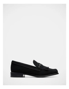 Hana Loafer Shoes in Black