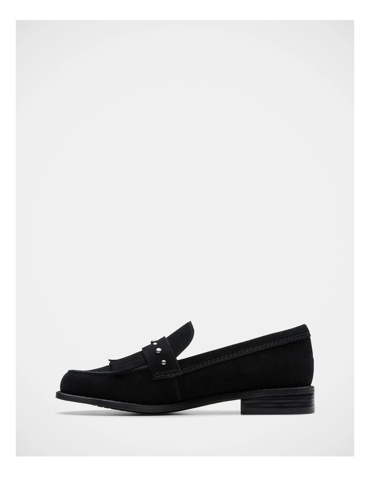Hana Loafer Shoes in Black image 3