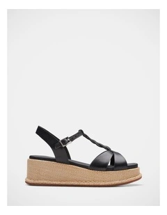 Kimmei Twist Sandals in Black