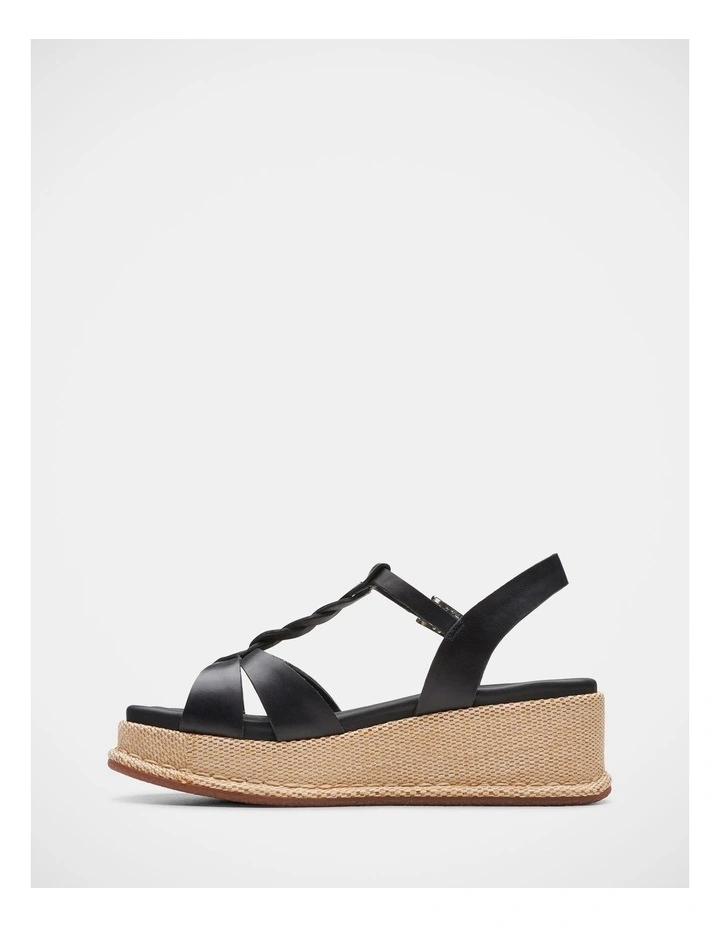 Kimmei Twist Sandals in Black image 2