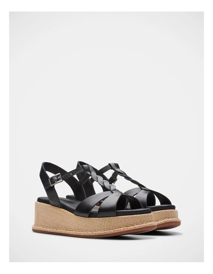 Kimmei Twist Sandals in Black image 4