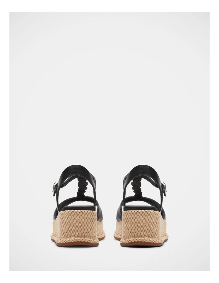 Kimmei Twist Sandals in Black image 5