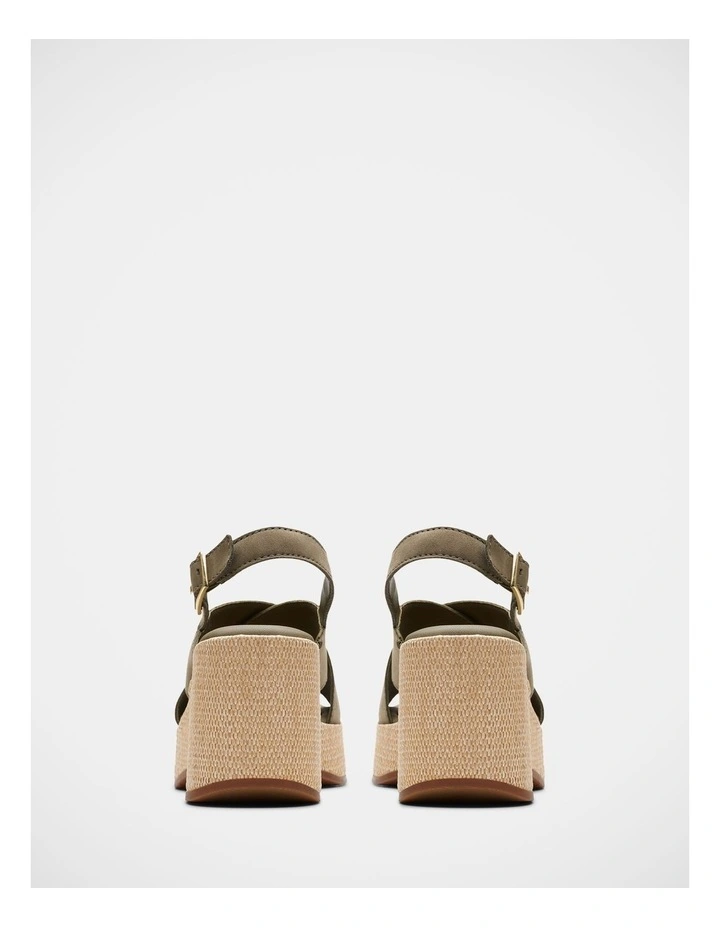 Manon Wish Sandals in Olive image 5