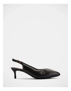 Cur Sling Shoes in Black