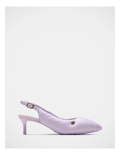 Cur Sling Shoes in Lilac