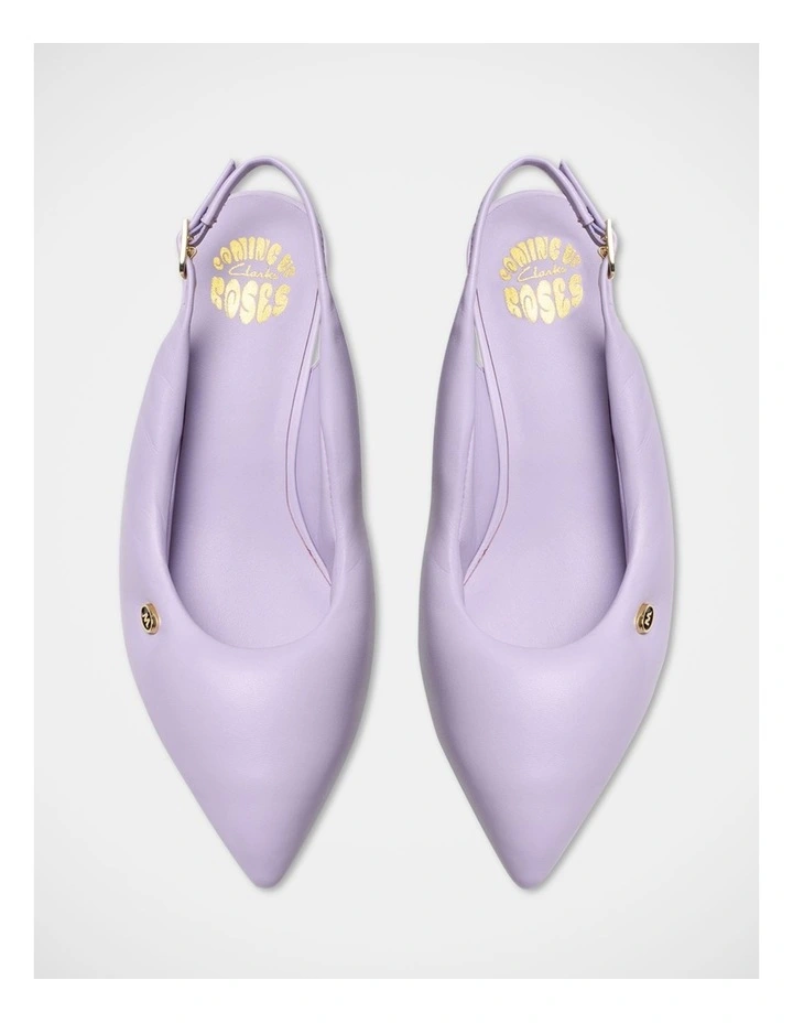 Cur Sling Shoes in Lilac image 6