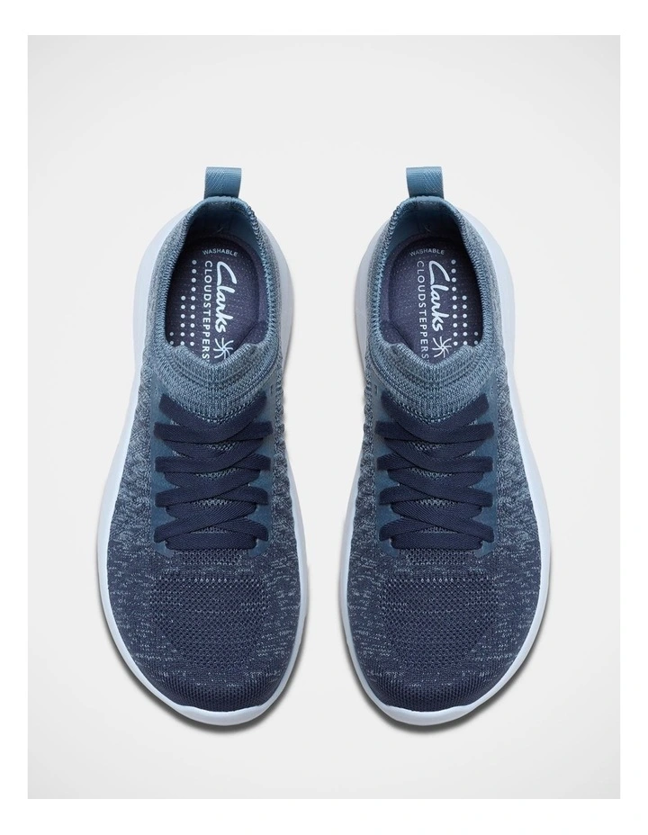 Solevana Lace Sneakers in Light Blue image 6