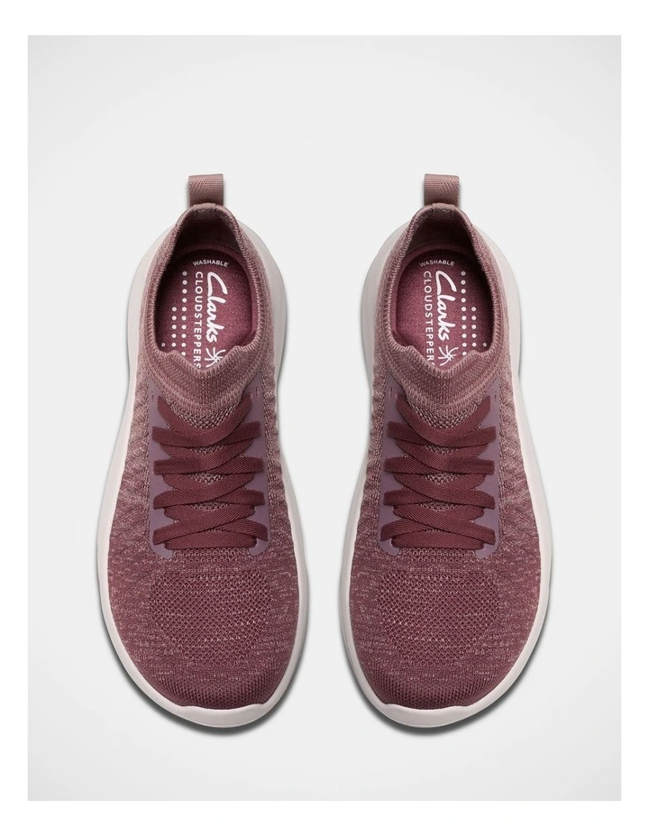 Solevana Lace Sneakers in Merlot image 6