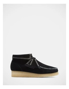 Wallabee Boot Stitch in Black