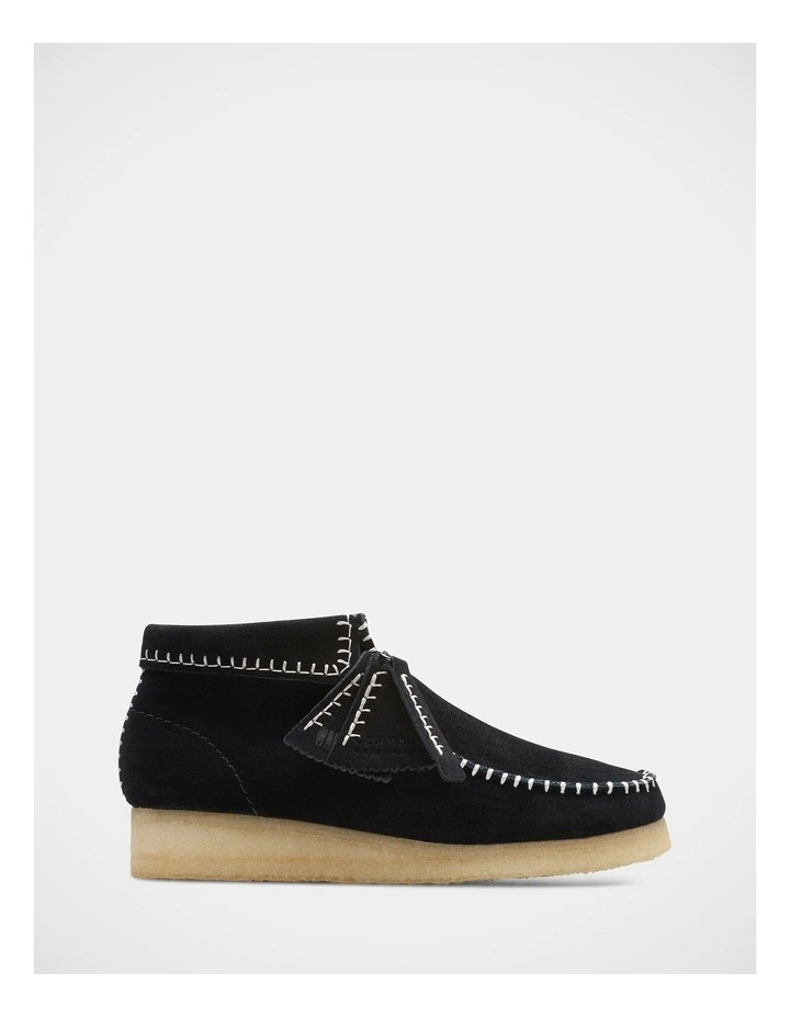 Wallabee Boot Stitch in Black image 1