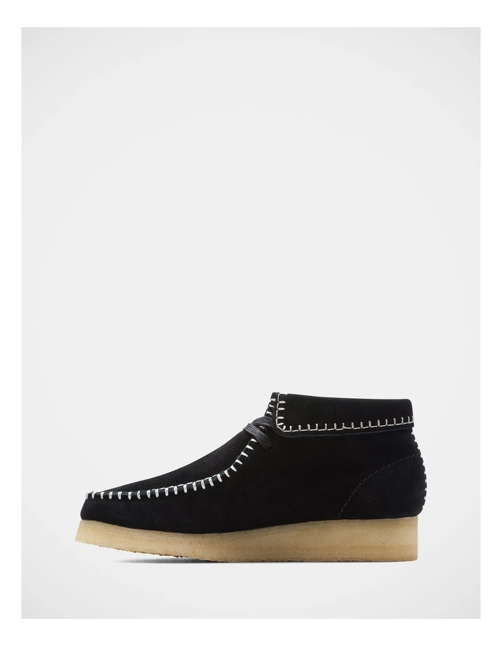 Wallabee Boot Stitch in Black image 5