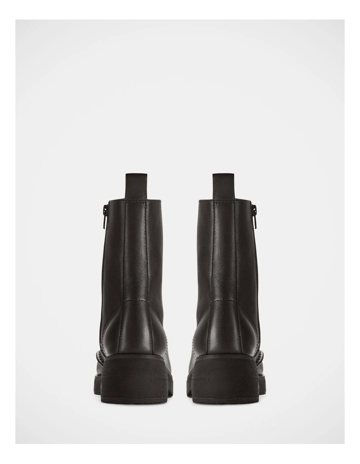 Effery Zip Boots in Black image 5
