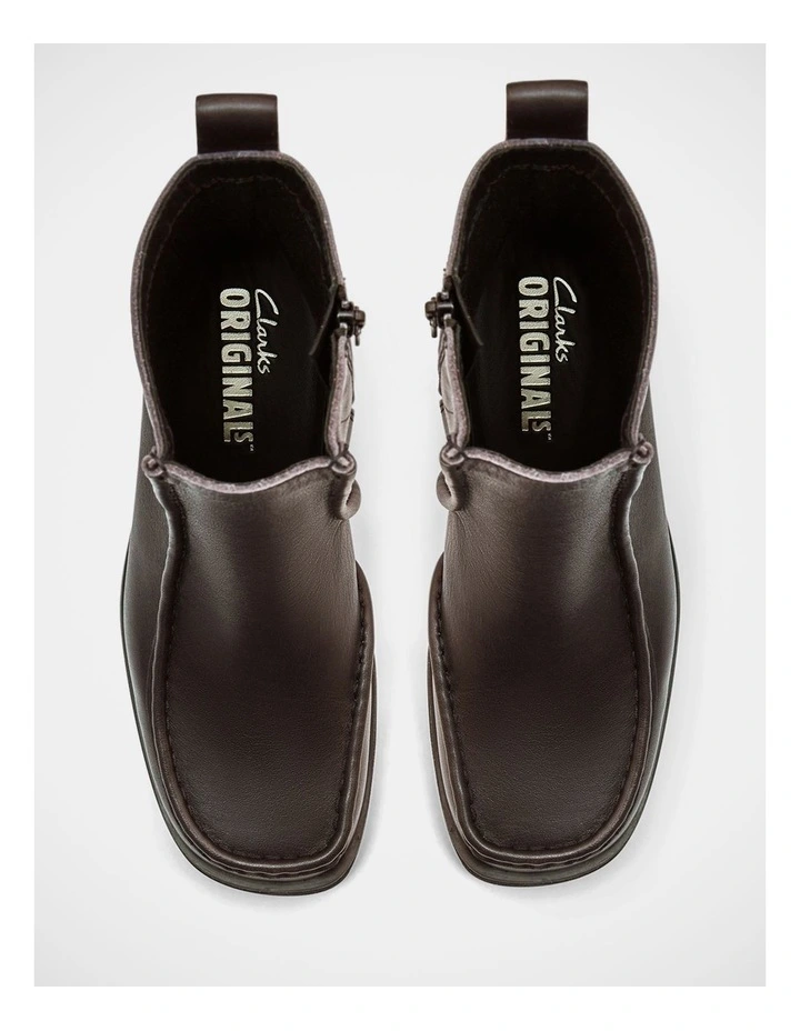 Effery Zip Boots in Brown Combi image 6