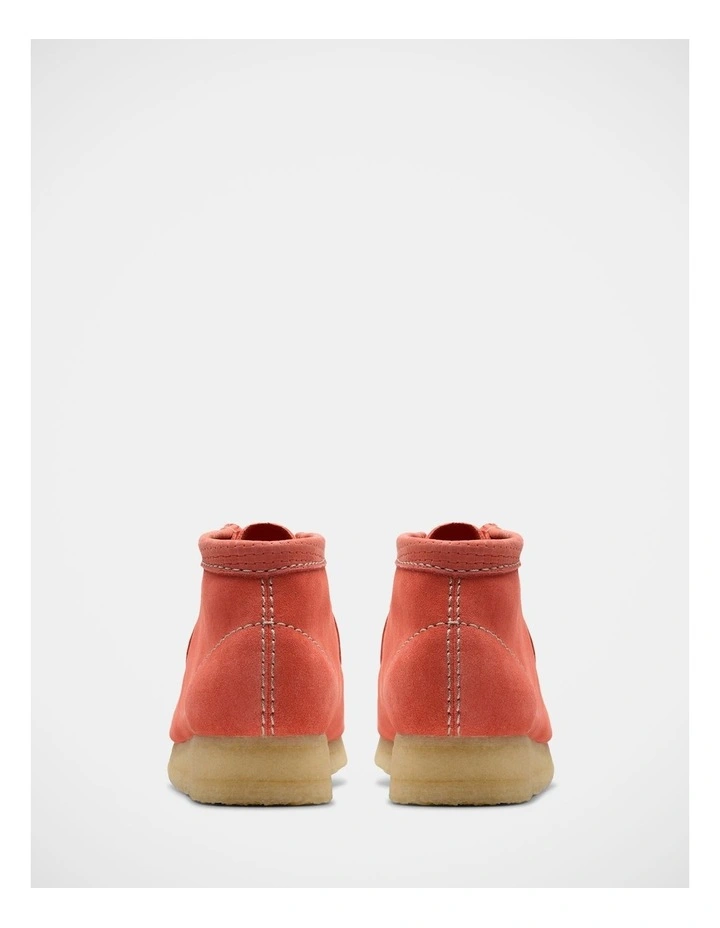 Wallabee Boot in Coral image 5