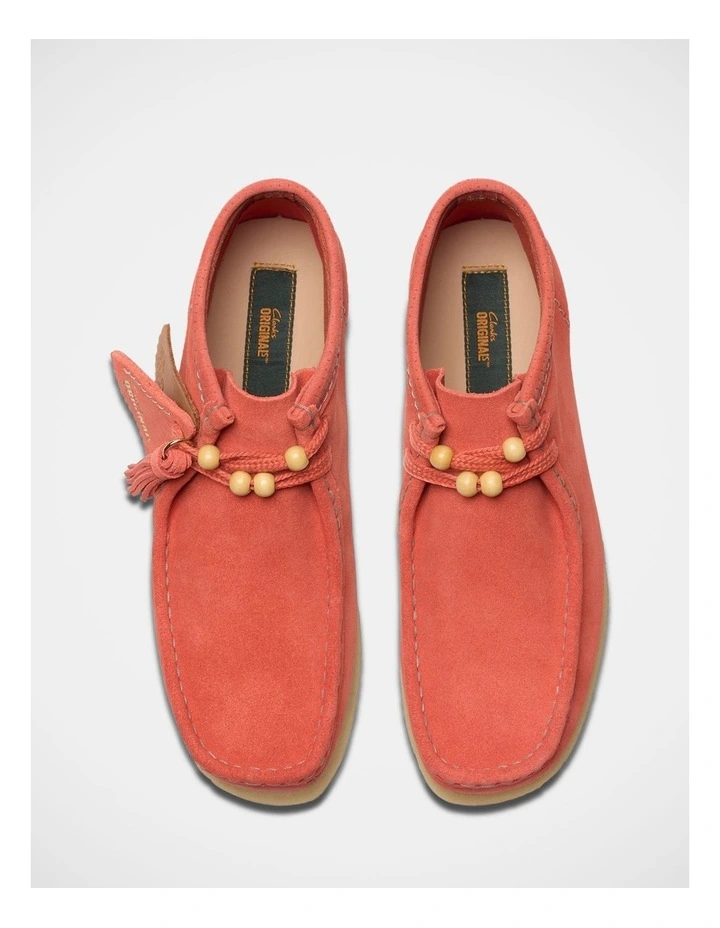 Wallabee Boot in Coral image 6